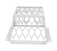 RIZGHWOY Protecteur de Conception Universel pour évents de Sèche-linge en Acier au Carbone pour Couvercles de Ventilateur D'extraction de 3 à 4 Pouces (WHITE)
