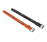 RIZGHWOY Real Le Cuir-vintage -punk Bracelet Bracelet Decoration pour Hommes Femmes 2PCS