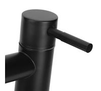 RIZGHWOY Robinet D'évier de Salle de Bains en Acier Inoxydable, Robinet D'eau Froide Simple avec Barboteur à économie D'énergie pour Toilettes de Cuisine (Refroidissement simple taille basse (hors