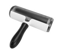 RIZGHWOY Rouleau Anti-Poils d'animaux, Brosse à Adhérence Statique Efficace avec Bac de Récupération des Poils intégré, pour Vêtements, Meubles, Tapis, Canapés et literie. (Black)