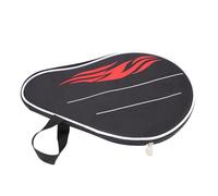 RIZGHWOY Sac de Batte de -Pong, Protection de Raquette Anti-secousse pour Joueurs Oxford Noir 11,8 X 7,9 X 0,8 Pouces