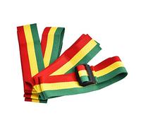 RIZGHWOY Sangle de djembé Africaine Durable, Sangle de Tambour à Main Tricolore pour la Collecte de Musique, Légère et Facile à Utiliser
