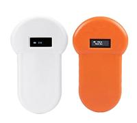 RIZGHWOY Scanner à Micropuce, écran OLED, Portable, Portable, Lecteur d'étiquettes d'identification 'Animaux, Rechargeable par USB, pour Vétérinaires et Propriétaires 'Animaux de Compagnie