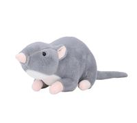 RIZGHWOY Souris en Peluche, Adorable Poupée en Peluche Grise pour Enfants, Cadeau en Matériau Doux