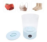 RIZGHWOY Sous-Vêtements Portables Mini-lave-linge pour Vêtements en Profondeur de Compensation Profonde sans Fil avec 2600mAh Batterie Turbo à Eau Motor Silencieux pour les Dortoirs de (BLUE)