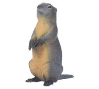 RIZGHWOY Statue de Marmotte Modèle Animal Réaliste pour L'éducation des Enfants et la Décoration de la Maison, Sculpture en Plastique pour Affichage Scientifique Populaire (PL127-1015)