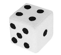 RIZGHWOY Tabouret de Pied, Tabouret de Repose-Pied pour Salon Conception de Dés à Ossature en Bois Robuste adapté à la Vinaigrette de Bureau de Chambre à Coucher (29x29x25cm)