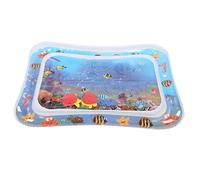 RIZGHWOY Tapis d'eau pour bébé Gonflable avec Motif d'animaux Marins pour Les Muscles Forts et L'entraînement Cognitif, Tapis de Jeu Pliable pour Les Nourrissons (Modèle de Tortue)
