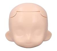 RIZGHWOY Tête de Poupée Vierge 1/12, Tête de Poupée de Maquillage Amovible Articulée à Rotule, avec Matériau de Ciment Plastique, pour Remplacement de 1/12 (normal)