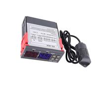 RIZGHWOY Thermostat numérique, régulateur de température avec capteur intégré pour Aquariums et systèmes de Refroidissement (12 V)