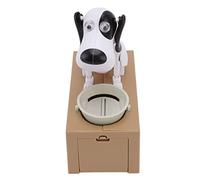 RIZGHWOY Tirelire Innovante en Forme de Chien, Petite et Portable, Boîte à Monnaie en Forme de Chiot de Dessin animé pour Enfants, économie d'argent, Applicable pour la Décoration de Bureau ou de la