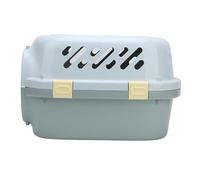 RIZGHWOY Transporteur de Voyage pour Chat, Grand Espace, Porte Rigide Verrouillable, Ventilation sur 4 Côtés, Transport Portable pour Chien et Animal Domestique, pour Voyager en Voiture ou en Avion