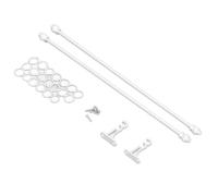 RIZGHWOY Tringles à Rideaux Miniatures en Alliage pour Maison de Poupée avec Un Savoir-Faire Exquis pour Une Décoration élégante de Maison de Poupée, Faciles à Utiliser pour Fenêtre de de à