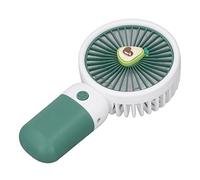 RIZGHWOY Ventilateur Portatif avec Fonctionnement Simple à un Bouton, pour les Voyages, Matériau de qualité pour l'été Frais, Petit pour les Enfants (Avocat Vert)