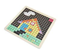 RIZGHWOY Wood Mosaic Puzzles Intelligence Toys for DIY Pattern Blocks avec Une éducation Précoce, la Coordination des Téléphones Portables, 370 Blocs en Bois et Manuels Pendant Plus de 3 Ans