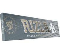 Rizla Boîte complète de 50 carnets Argenté King Size Slim
