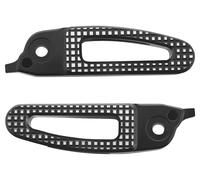Rizoma Repose-pieds passager Paire, Aluminium, Noir