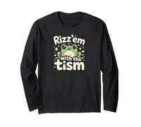 Rizz Em' with The Tism Awesome Autism Aware Charming Teas Manche Longue