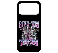Rizz Em with The Tism Funny Autism Meme Autistic Racoon Coque pour iPhone 17 Pro Max