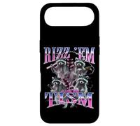 Rizz Em with The Tism Funny Autism Meme Autistic Racoon Coque pour iPhone Air