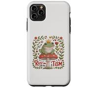 Rizz 'EM with TISM Grenouille Prince Maman Papa Soutien autistique Coque pour iPhone 11 Pro Max