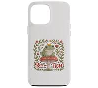 Rizz 'EM with TISM Grenouille Prince Maman Papa Soutien autistique Coque pour iPhone 13 Pro Max