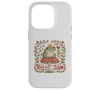 Rizz 'EM with TISM Grenouille Prince Maman Papa Soutien autistique Coque pour iPhone 14 Pro