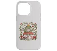 Rizz 'EM with TISM Grenouille Prince Maman Papa Soutien autistique Coque pour iPhone 14 Pro Max