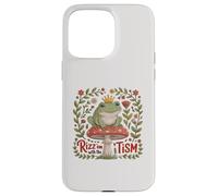 Rizz 'EM with TISM Grenouille Prince Maman Papa Soutien autistique Coque pour iPhone 15 Pro Max