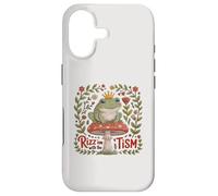 Rizz 'EM with TISM Grenouille Prince Maman Papa Soutien autistique Coque pour iPhone 17