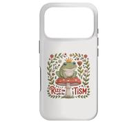 Rizz 'EM with TISM Grenouille Prince Maman Papa Soutien autistique Coque pour iPhone 17 Pro