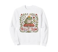 Rizz 'EM with TISM Grenouille Prince Maman Papa Soutien autistique Sweatshirt