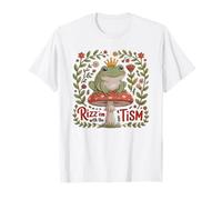 Rizz 'EM with TISM Grenouille Prince Maman Papa Soutien autistique T-Shirt