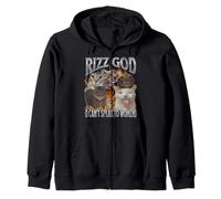 Rizz God Je ne Peux Pas Parler aux Femmes Funny Cat Meme Bootleg Sweat à Capuche