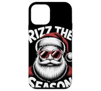 Rizz The Season Père Noël Lunettes Humour Noël Gén Z Coque pour iPhone 12 Mini