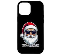 Rizz The Season Santa Lunettes de Soleil Amusantes de Noël Coque pour iPhone 12 Pro Max