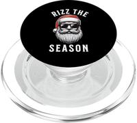 Rizz The Season Silly Christmas Funny Santa Men Teen Boys PopSockets PopGrip pour MagSafe