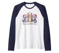 RIZZ'EM with TISM, Chats, Noël, Hiver, autisme, Maman Manche Raglan