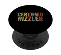 Rizzler certifié drôle d'argot Adolescent PopSockets PopGrip Adhésif