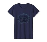 Rizzler Professional Smooth Talker Cadeau Amusant T-Shirt, Femme, Bleu Marine, 3XL