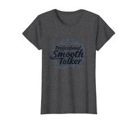 Rizzler Professional Smooth Talker Cadeau Amusant T-Shirt, Femme, Chiné Foncé, 3XL