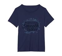 Rizzler Professional Smooth Talker Cadeau Amusant T-Shirt, Femme Grandes Tailles, Bleu Marine, 3X