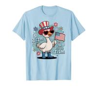 Rizzler RIZZ'EM avec TISM Duck Patriotism Goose Dad T-Shirt