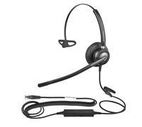 (RJ) CF71 Monaural Earbud Earphone Single ear Headset Phone Great for Telemarketing HandsFree Communication