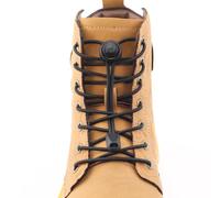 RJ-Sport Lacets de bottes sans nœud, Noir (noir), Taille unique