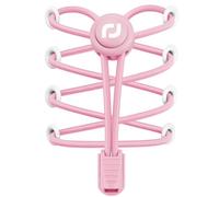 RJ-Sport Lacets élastiques avec fermeture rapide - Système de laçage rapide pour un confort unique, un ajustement parfait et un maintien solide (rose pâle)