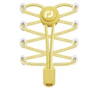 RJ-Sport Lacets élastiques avec fermeture rapide - Système de laçage rapide pour un confort unique, un maintien parfait et une fixation solide (Or)