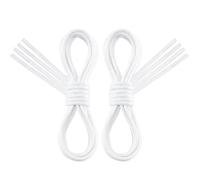 RJ-Sport Lot de 2 paires de lacets fins Oxford cirés - Ronds - Très résistants à la déchirure - Lacets de 60 à 140 cm - Lacets ronds de 2,5 mm - Pour costume, chaussures d'affaires et chaussures en