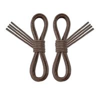 RJ-Sport Lot de 2 paires de lacets fins Oxford cirés - Ronds - Très résistants à la déchirure - Lacets de 60 à 140 cm - Lacets ronds de 2,5 mm - Pour costume, chaussures d'affaires et chaussures en