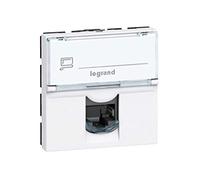 RJ45 socket Mosaic category 6 FTP 2 modules white